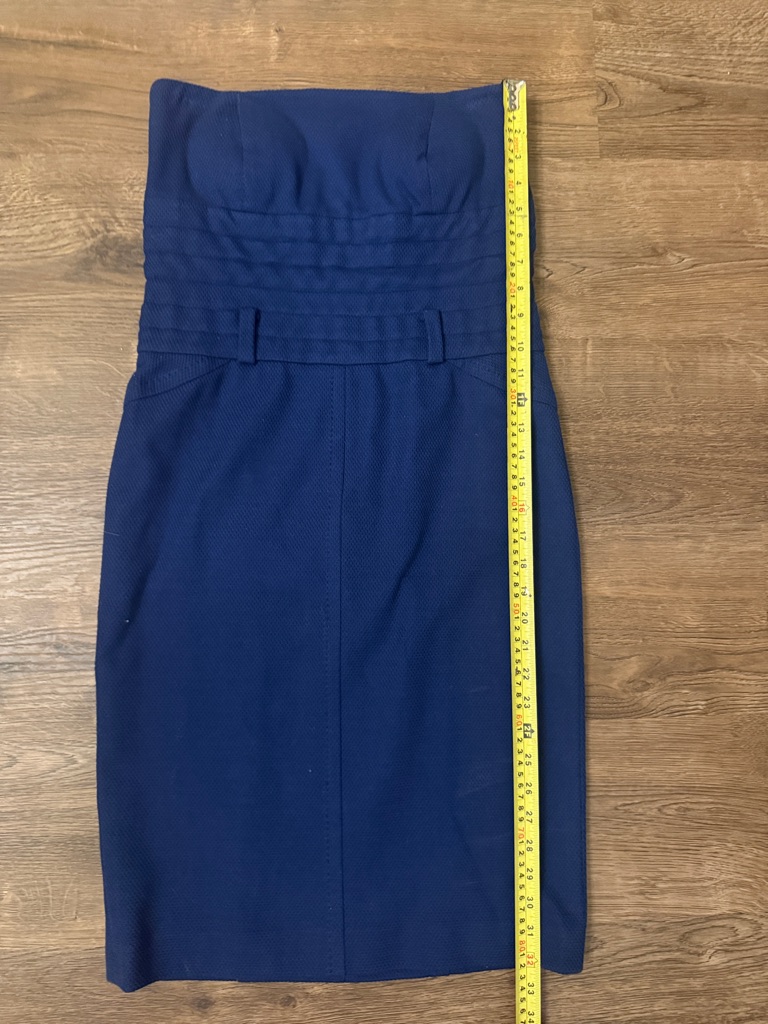 Missoni Strapless Deep Blue Sheath Dress Size Medium See Measurements